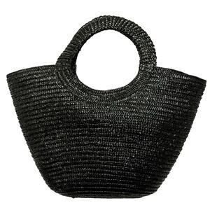Ysatis de Givenchy Woven Oversized Bag